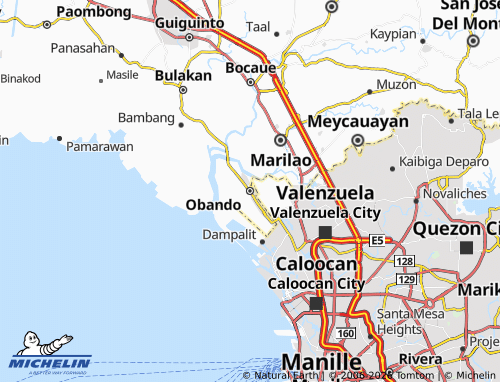 MICHELIN Obando map - ViaMichelin