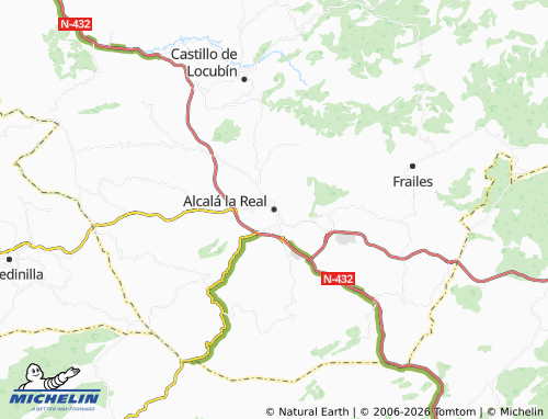 Mapa MICHELIN Alcalá la Real - ViaMichelin
