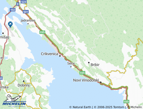 MICHELIN Zoričići map - ViaMichelin