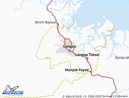 MICHELIN-Landkarte Paya Bujok Tunong - ViaMichelin
