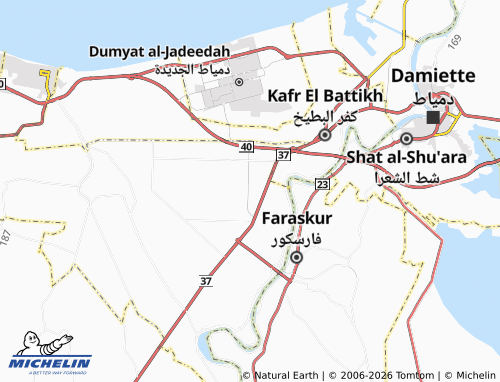 Mappa MICHELIN al-'Isma'eeliyyah - ViaMichelin