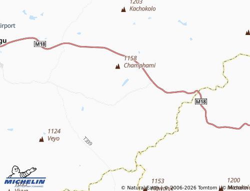 Mappa MICHELIN Moses Mzeweza - ViaMichelin