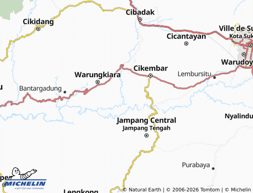 Carte MICHELIN Sukamaju - ViaMichelin