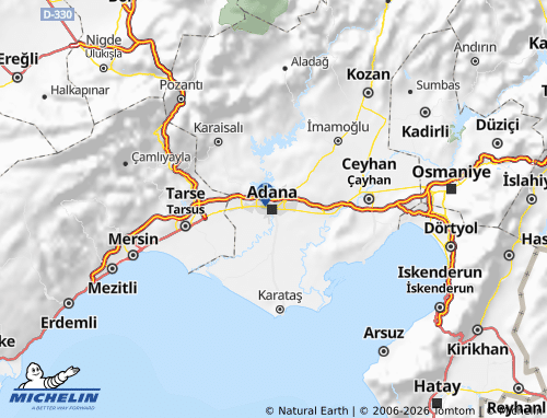 MICHELIN Yüregir map - ViaMichelin