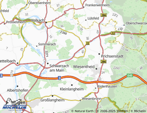 MICHELIN Reupelsdorf map - ViaMichelin