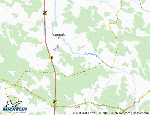 MICHELIN-Landkarte Horna - ViaMichelin
