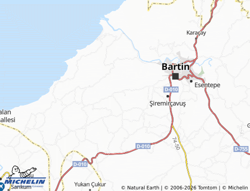 MICHELIN Şahne map - ViaMichelin
