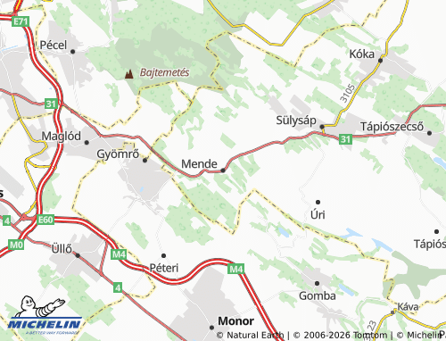 Mapa MICHELIN Mende - ViaMichelin