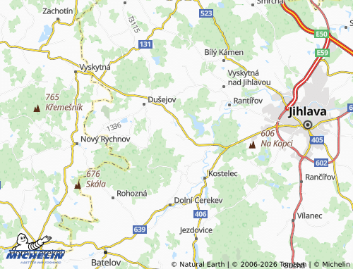 MICHELIN Mirošov map - ViaMichelin
