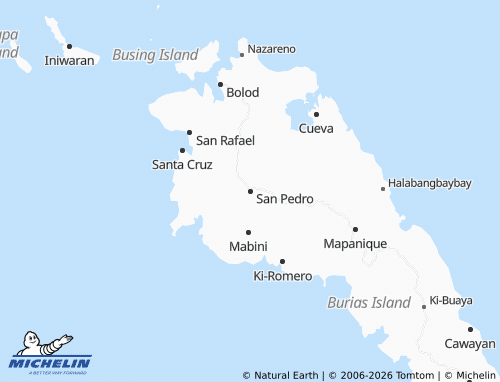 MICHELIN San Pedro map - ViaMichelin