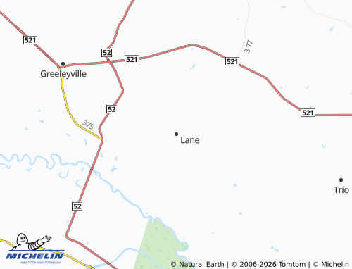 Carte MICHELIN Lane - ViaMichelin