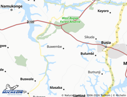 Carte MICHELIN Buwembe - ViaMichelin