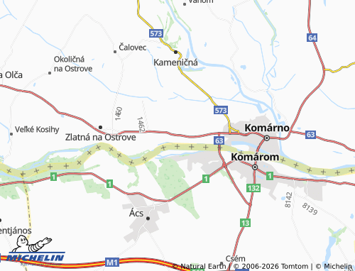 MICHELIN Nová Stráž map - ViaMichelin