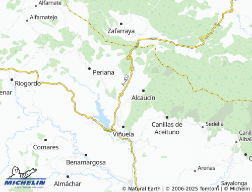 MICHELIN Venta Baja map - ViaMichelin