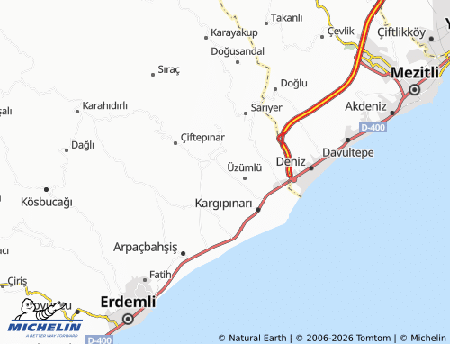 MICHELIN Elvanlı map - ViaMichelin
