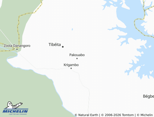 MICHELIN-Landkarte Pakouabo - ViaMichelin