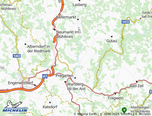 MICHELIN Mahrersdorf map - ViaMichelin