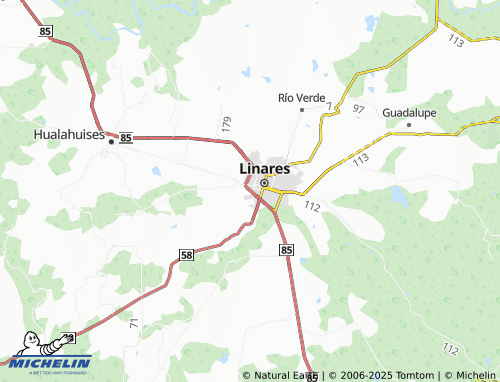 MICHELIN Privada del Carmen map - ViaMichelin