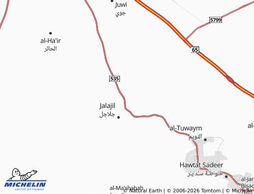 MICHELIN-Landkarte al-Sina'iyyah - ViaMichelin