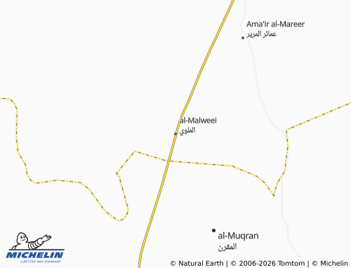 Carte MICHELIN al-Malweei - ViaMichelin