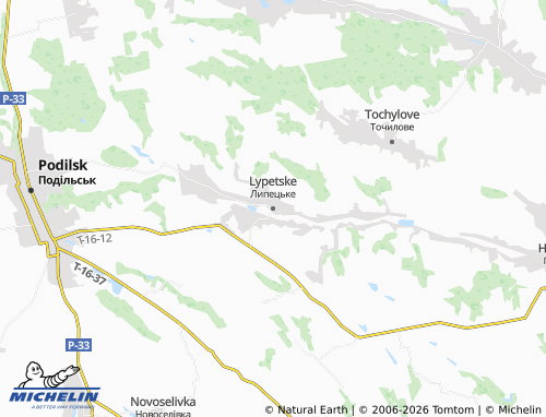 Mapa MICHELIN Lypetske - ViaMichelin