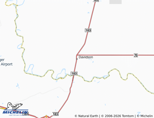 Mapa MICHELIN Davidson - ViaMichelin