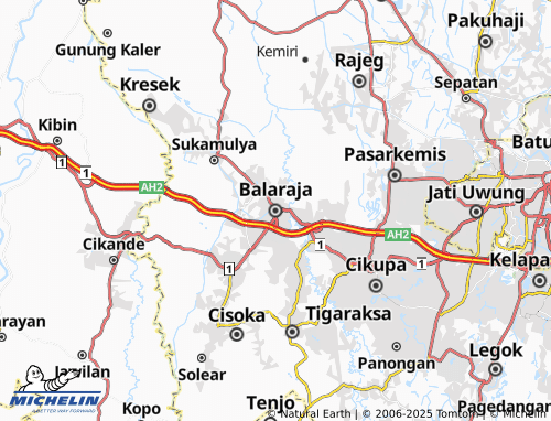 MICHELIN Balaraja map - ViaMichelin