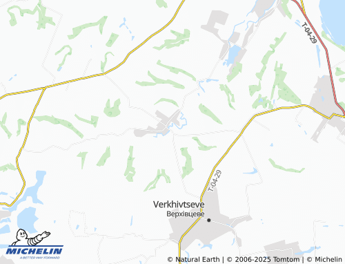MICHELIN Matiuchenkove map - ViaMichelin