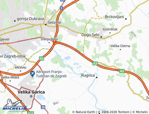 Mapa MICHELIN Trstenik Nartski - ViaMichelin