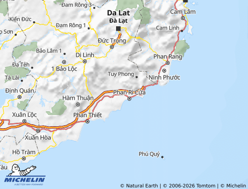 Mappa MICHELIN Bắc Bình - ViaMichelin