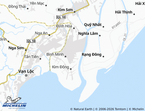 Mapa MICHELIN Cồn Thoi - ViaMichelin