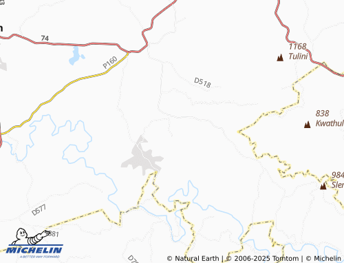 MICHELIN KwaZiba map - ViaMichelin
