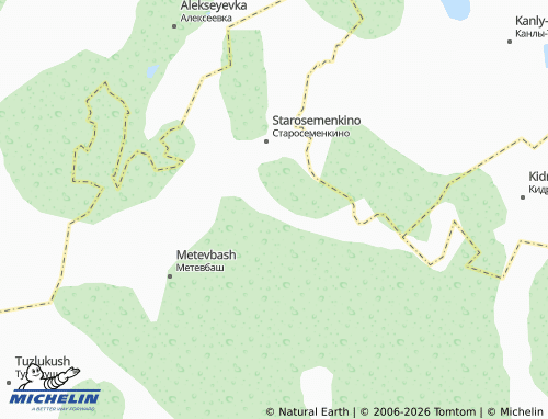 MICHELIN-Landkarte Klyuchevka - ViaMichelin