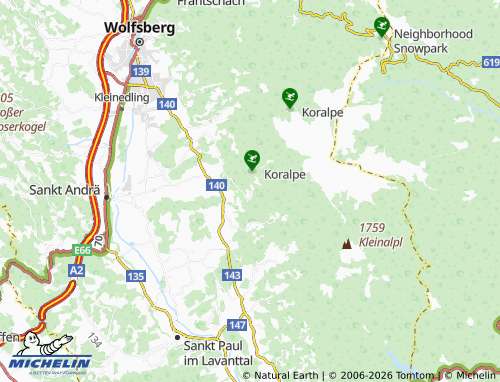 Carte MICHELIN Goding - ViaMichelin