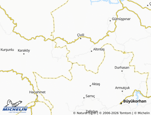 MICHELIN Gazioluk map - ViaMichelin