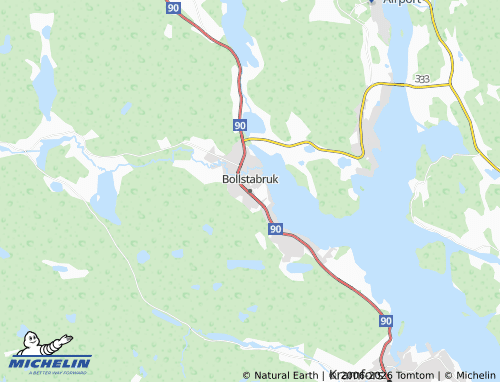 MICHELIN Bollstabruk map - ViaMichelin