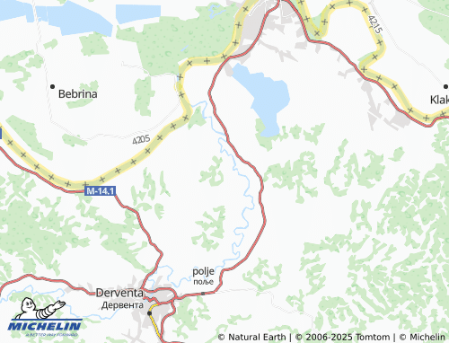 Mapa MICHELIN Donja Barica - ViaMichelin