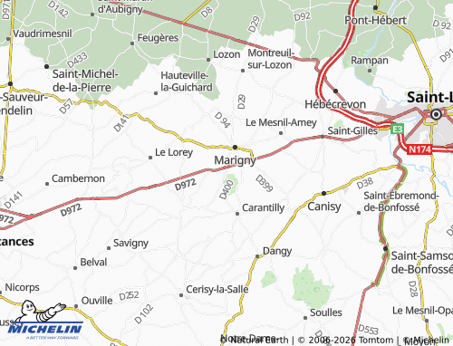 MICHELIN La Chasse map - ViaMichelin