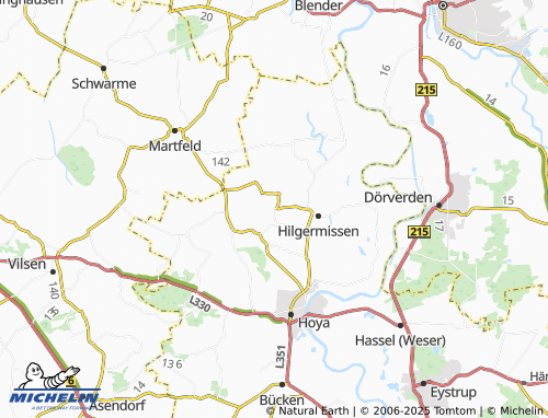 Carte MICHELIN Wechold - ViaMichelin