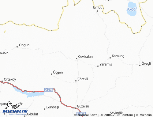 Kaart MICHELIN Cevizalan - ViaMichelin