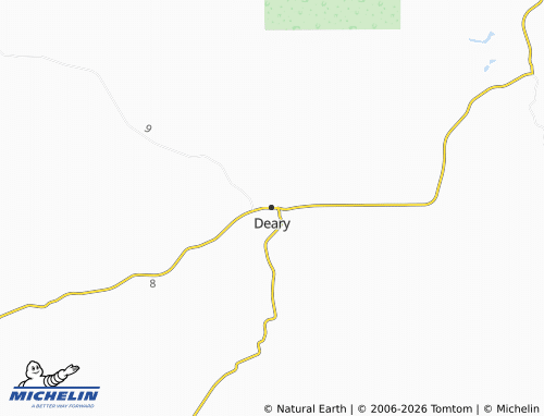 Carte MICHELIN Deary - ViaMichelin