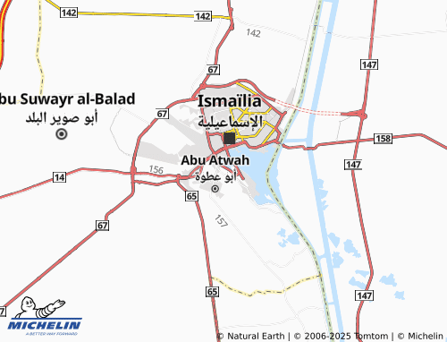 MICHELIN El Halous map - ViaMichelin