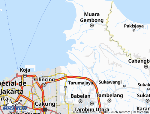 MICHELIN Huripjaya map - ViaMichelin