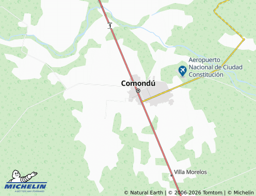 MICHELIN Lienzo Charro map - ViaMichelin