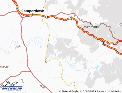MICHELIN Mpumalanga B map - ViaMichelin