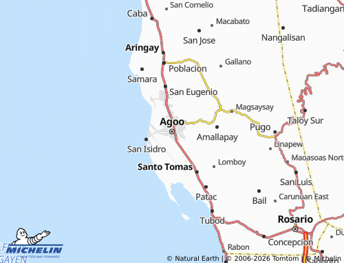 MICHELIN Agoo map - ViaMichelin