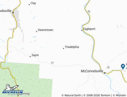 Mappa MICHELIN Triadelphia - ViaMichelin