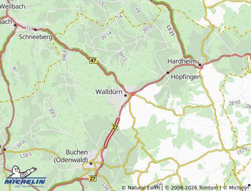 Mapa MICHELIN Walldürn - ViaMichelin