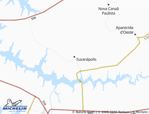 Mappa MICHELIN Suzanápolis - ViaMichelin