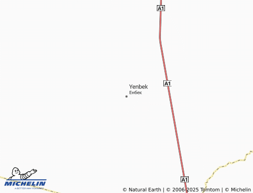 MICHELIN Yenbek map - ViaMichelin